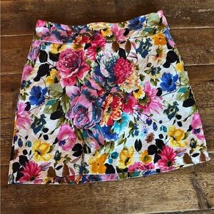 Floral Print Women's Skort